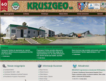 Tablet Screenshot of kruszgeo.com.pl